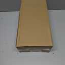 Large Rectangular Utensil Holder, Black Metal Cooking Utensil Organizer with 3 Compartment Wooden Base, Large Spatula Holder Storage for Countertop Kitchen Tool