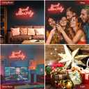 Good Vibes Only Neon Signs for Wall Decor Neon Lights Led Signs Suitable for Living Room Beer Bar Game Hotel Birthday Party Restaurant Christmas Unique Gift for Lover 16.5 * 10 Inch(Red)