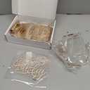 9th Birthday Decorations for Girls, Including 9 year old Birthday Cake Topper, Queen Sash with Pearl Pin, Sweet Rhinestone Tiara Crown, Number Candles and Balloons Set, Rose Gold