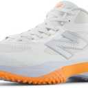 New Balance Mens Freezelx V5 Turf (10, White/Ice Blue/Hot Mango)