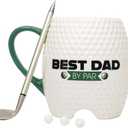 Golf Mug - Best Dad by Par, Ceramic Mug, 16 Oz