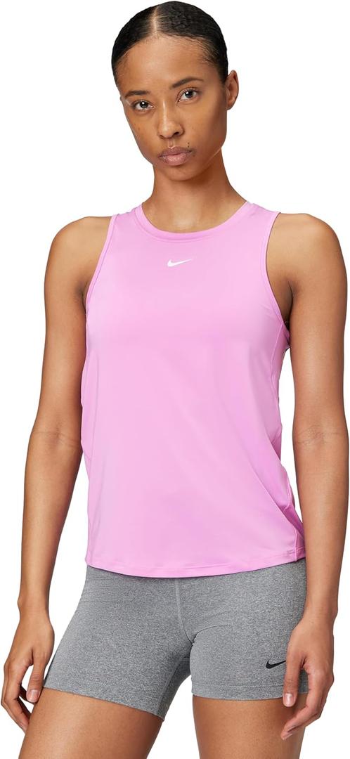Nike Women's One Classic Dri-FIT Tank Top (Pink, XL)