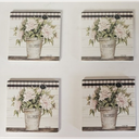 Counter Art Absorbent Stone Coasters Set of 4