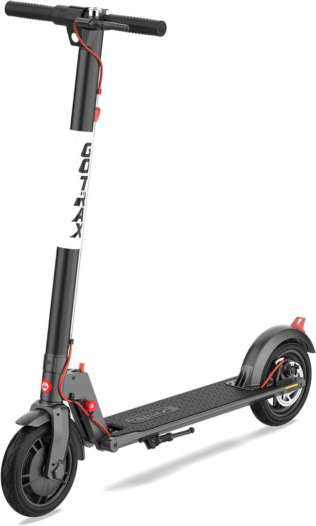 Gotrax GXL V2 Electric Scooter, 8.5" Solid Tire, Max 9 Mile and 15.5Mph Speed Power by 250W Motor, Lightweight 25.95lb, Cruise Control Aluminum Alloy Frame Foldable Commuting Escooter for Adults 13+