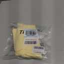 Square Neck Shirt for Women - Long Sleeve Going Out Tops Double Lined Tight Crop T Shirt Slim Fit (Medium, Yellow)