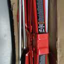 BIG RED T10152 Torin Steel Scissor Lift Jack Car Kit, 1.5 Ton (3,000 lb) Capacity, Red