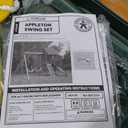 KidKraft Appleton Wooden Swing Set