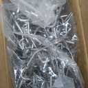 100 Pcs Pegboard Hooks 2 Inch Peg Board Shelving Hooks Peg Board Organizer Accessories Pegboard Wall Display Hanging Holders for 1/8 and 1/4 Garage Storage Organizer Tools (Silver)