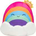 Squishmallows 14-Inch Sunshine Rainbow with Clouds - Large Ultrasoft Official Kelly Toy Plush