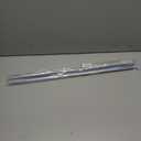 25" Shower Door Bottom Deflector for Chrome Framed Shower Door Drip Rail Replacement with Vinyl Sweep