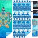 2 Pack Microfiber Lightweight Beach Towel Sand Free Quick Dry Absorbent Thin Compact Towels for Swimming Pool Camping Beach Accessories Large Easy Pack Travel Things for Vacation Essentials Gift