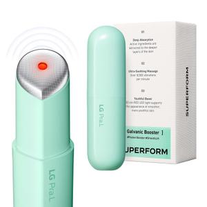 Superform Galvanic Booster Aqua Mint, 1Min Booster For Ageless Skin, Anti-Aging Pocket Booster, Korean Skincare, Glow On The go, Serum Booster Device, Glass skin, Glow Booster, Gift
