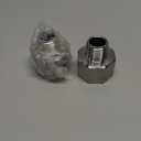 Beduan Stainless Steel NPT Reducer Adapter 1 Female to 1/2 Male Threaded Reducing Pipe Fittings Adaptor(Pack of 2)