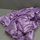 Love's cabin Full Size Satin Sheet Sets - 4 Piece Lavender Silky Sheet Set with Deep Pocket, Luxury Silk Feel Satin Sheets Full Bedding Set (1 Flat Sheet, 1 Fitted Sheet, 2 Pillow Cases)