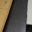 34" Square Folding Card Table, Fold-in-Half Utility Dining Portable Table Heavy Duty HDPE Plastic Foldable with Carrying Handle Indoor Outdoor for Picnic, Camping, Party, Black