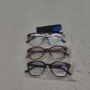 GIBLOGO Reading Glasses for Women/Men Eye Glasses Blue Light Reading Glasses Cheaters Eyeglasses (A2 3 Pack)