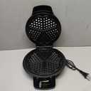 Mueller Heart 5 Waffle Maker, Waffle Iron, Adjustable Browning Control & Nonstick, Cool Touch Handle, Easy to Clean, Small Kitchen Appliances