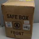 1.2 Cubic Home Safe with Fireproof Bag, Anti-Theft Safe Box for Pistol, Money, Medicine & Documents