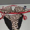 Blooming Jelly Womens Bikini Sets Two Piece Cheeky Swimsuits Curvy Cutout String Bathing Suits (M)