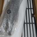 Hisencn Grill Replacement Parts for Dyna-Glo DGC350CNP-D DGF350CSP DGF350CSP-D, 2-Pack Porcelain Steel Heat Plates, 2-Pack Cast Iron Grill Grates, Flavorizer Bars