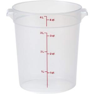 Cambro Food Storage Container (BPA-Free) - 4 Quart Food Storage Container