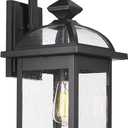 Darkaway Outdoor Lights Fixtures Wall Mount, Large 22inch Outdoor Wall Sconce Lights with Seeded Glass Waterproof Outside Exterior Lights Fixture for House Front Porch Patio Large, Black