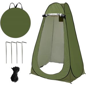 Privacy Shower Tent, Pop up Portable Camping Tent, Outdoor Toilet Changing Dressing Room, Instant Privacy Shelter for Picnic Waterproof Bathroom
