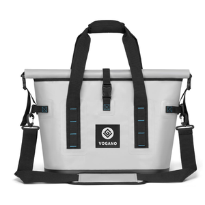 40 Can Soft Cooler Bag - Insulated Leak-Proof Large Cooler Bag with Roll-Top Waterproof Seal | Portable Ice Chest for Camping, Beach, Travel, Picnics | 12HR Cold Retention (Dark Grey)