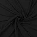 FabricLA Cotton Spandex Jersey Fabric by The Yard - 10 oz 4-Way Stretch Spandex & Cotton Fabric, 60" Wide  Perfect for Skirts, Tops, T-Shirts | Black | Sold in 1 Yard