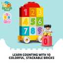LEGO DUPLO Number Train Toy - Learn to Count - Building Blocks for Toddlers, Girls & Boys, Ages 1.5+ - Sensory Toys for Early Development & Cognitive Skills - Gift for Christmas - 10954