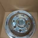 hightall 17 Wheel Simulators, 17" 8 Lug 5 Hand Holes Stainless Steel Hubcaps,Polished Surface,Bolts On Wheel Cover Set Compatible with 2011-2025 Chevy SILVERAD0 3500/GMC Sierra 3500 HD DRW, 17For 2001-2007GMC3500 2003-2021G3500/G30