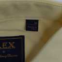 J.VER Men's Dress Shirts Stretch Long Sleeve Formal Shirt Solid Business Casual Button Down Shirts for Wedding Prom (Medium, Light Yellow)