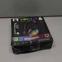 Bluetooth Headphone with Cool RGB Light, Foldable Lightweight Wireless Over Ear Headphone, 90 Rotatable Earcups, HiFi Stereo with Deep Bass Audio for Travel, iPad Cellphone Laptop PC