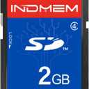 INDMEM SD Card 2GB Class 4 Flash Memory Card 2G SLC Stanard Secure Digital Cards (1PC)