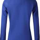 CUNLIN Womens Cotton Button Down Shirts for Women Fitted Long Sleeve Formal Dress Shirt Work Blouses Tops (M)