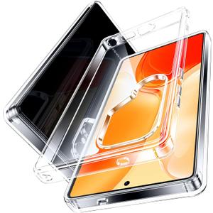 3 x for Samsung Galaxy S25 Ultra Case Clear [Military-Grade Protection] Anti-Scratch Hard Back Secure Grip & Soft Bumper Slim Anti-Yellow Phone Cases Women Men for Samsung Galaxy S25Ultra, Clear