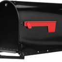 Gibraltar Mailboxes OM160BEC Outback Double Door, Large Capacity Mailbox, Black