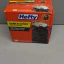 Hefty Load & Carry Heavy Duty Contractor Large Trash Bags, 42 Gallon, 26 Count
