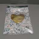 Hallmark 13" Large Gift Bag with Tissue Paper (Green Foliage, Gold Heart) for Weddings, Engagements, Anniversaries, Bridal Showers, and More