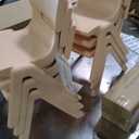 Flash Furniture Adjustable Classroom Activity Table with 6 Stackable Chairs, Rectangular Plastic Activity Table for Kids, 24" W x 48" L, Natural