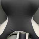 Reading Pillow for Sitting in Bed, 22H Back Pillow for Sitting Up,Lumbar Rest & Neck Support Bed Pillows,Backrest Bed Chair with Arms for Reclining,Gaming,Resting,Watching TV in Couch or Floor (Grey&white)