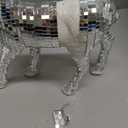 Shimmering design Christmas Tabletop Decorations Disco (Deer) 12.6inch for Dance Floors, Parties, interiors, Floor and Home Art Decorations