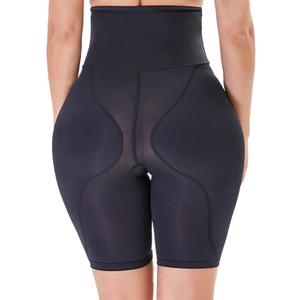 bslingerie Women Shapewear Short Hip Pad Fake Butt Enhancer Lifter Tummy Control Panties (Medium, Black)