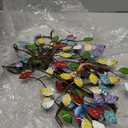 VEWOSTAR Metal Wall Art for Living Room Home Decor Colorful Leaves Wall Sculpture Tree of Life Handcrafted Wall Decor Hangings for Outdoor Indoor(25.5" W * 24.8" H)