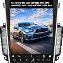 AuCar Mark 7 13.6 Inch Touch Screen Android 13 Car Radio for Infiniti Q50 Q50S Q60 Q60S 2014-2019 Head Unit Wireless Carplay Android Auto GPS Navigation Multimedia Player 8GB RAM 128GB ROM