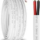 14 Gauge Marine Wire,100ft 14 AWG 14/2 Duplex Marine Grade Wire Tinned Copper Boat Electrical Cable for Automotive Boat Speakers RV Solar Outdoor