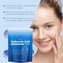 Hyaluronic Acid Powder, DIY Hyaluronic Acid Serum for Face, Water Soluble Hyaluronic Acid Powder for Skin Deep Hydration and Moisture, Low Molecular Weight(3.53oz)