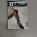 Truform Sheer Compression Stockings, 15-20 mmHg, Women's Knee High Length, 20 Denier, Nude, Large