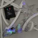 3 Pack 10ft Christmas Light Archway, Multicolor LED Light with 8 Modes, Holiday Wedding Outdoor Arch Decoration, Pathway Driveway Garden Lawn Yard Light Tunnel Decor, Easy Assembly, Reusable