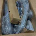 Yapamar Tall Office Chair with Adjustable Height, Ergonomic Computer Standing Desk Stool with Adjustable Footrest Ring, High Office Chair for Counter Height Desk (Grey)